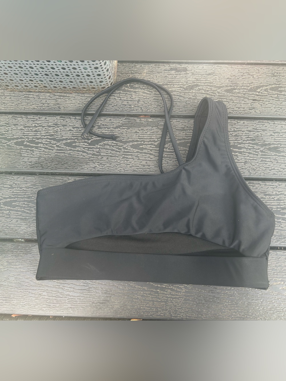 Black bikini top